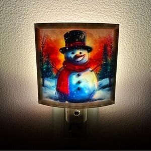 Festive Snowman Night Light